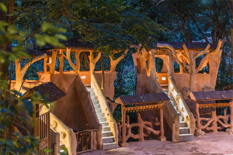 英德野渡谷轻奢民宿,清远住在山里的民宿