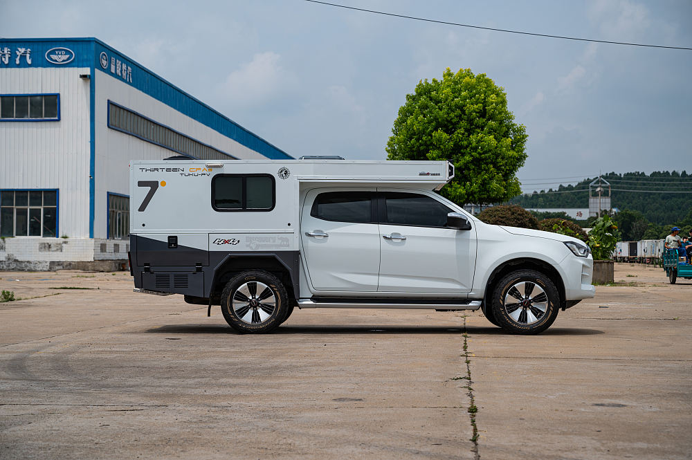 五十铃四驱轻卡房车最新,五十铃四驱柴油版单排硬顶房车