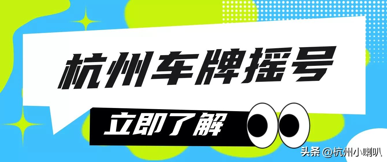 杭州车牌摇号申请流程最新版,杭州摇车牌号操作流程在哪里申请