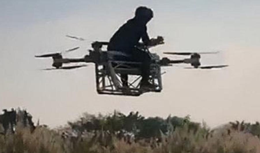 湖南农民试飞1564次成功上天，今成立公司，研发民用“飞天摩托”