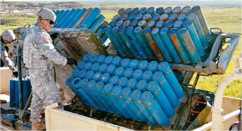 乌军最强地雷,乌军抛射地雷