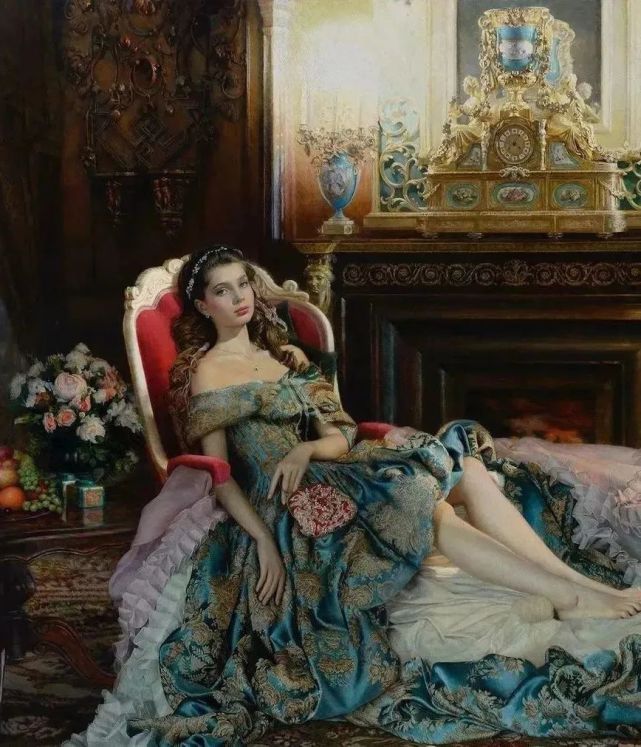 俄罗斯艺术家玛丽娜绘画,俄罗斯玛丽娜的画