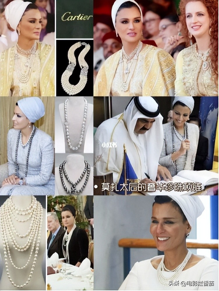 卡塔尔王太后配饰价格,卡塔尔王太后佩戴价值200万的胸针