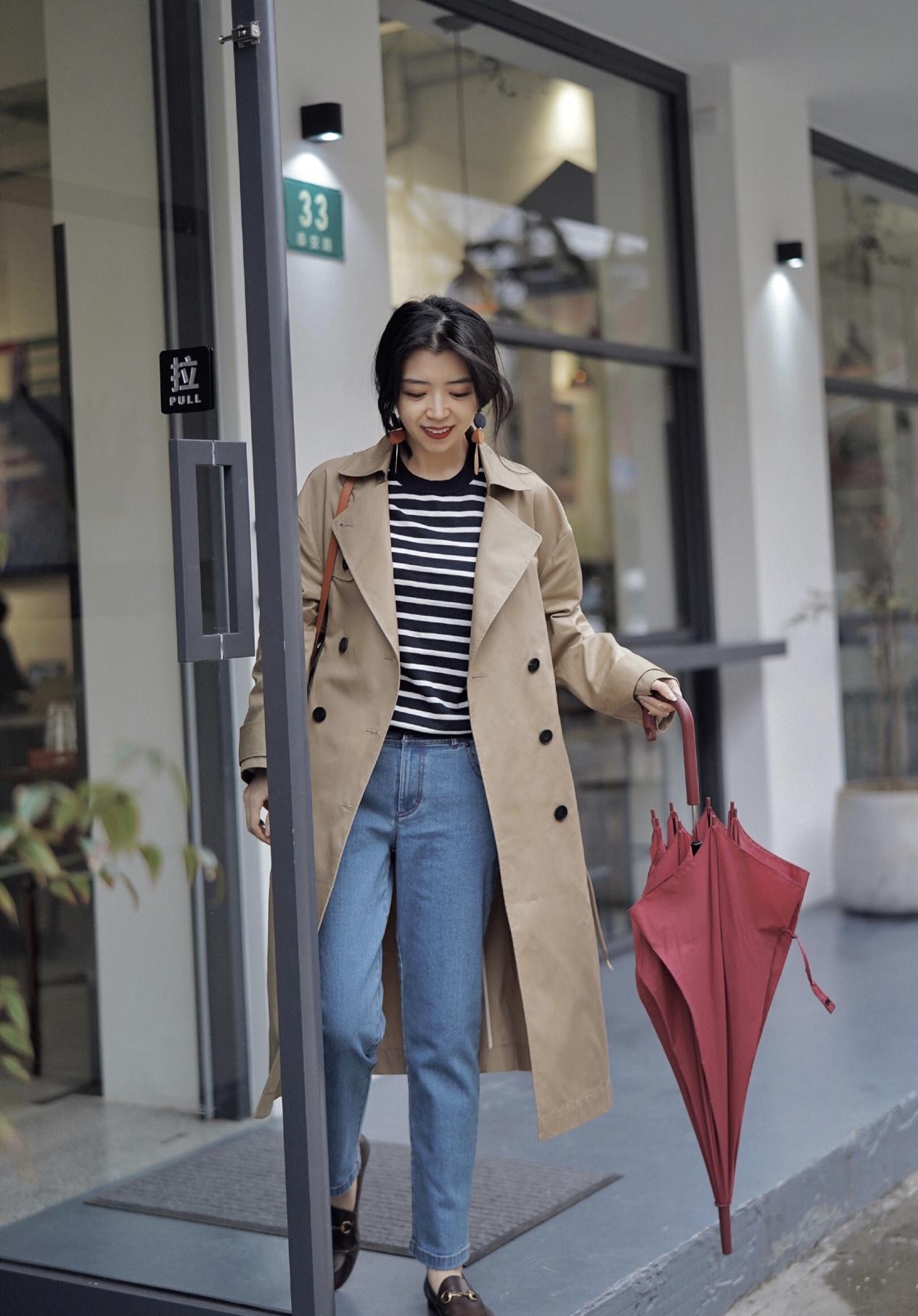 三木鞋业女款乐福鞋,三木真时尚穿搭