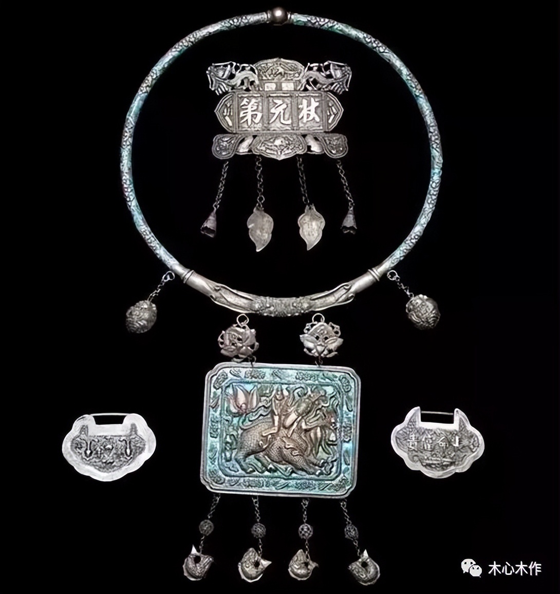 木雕长命锁可以嵌阴阳鱼吗,雕刻长命锁图片大全