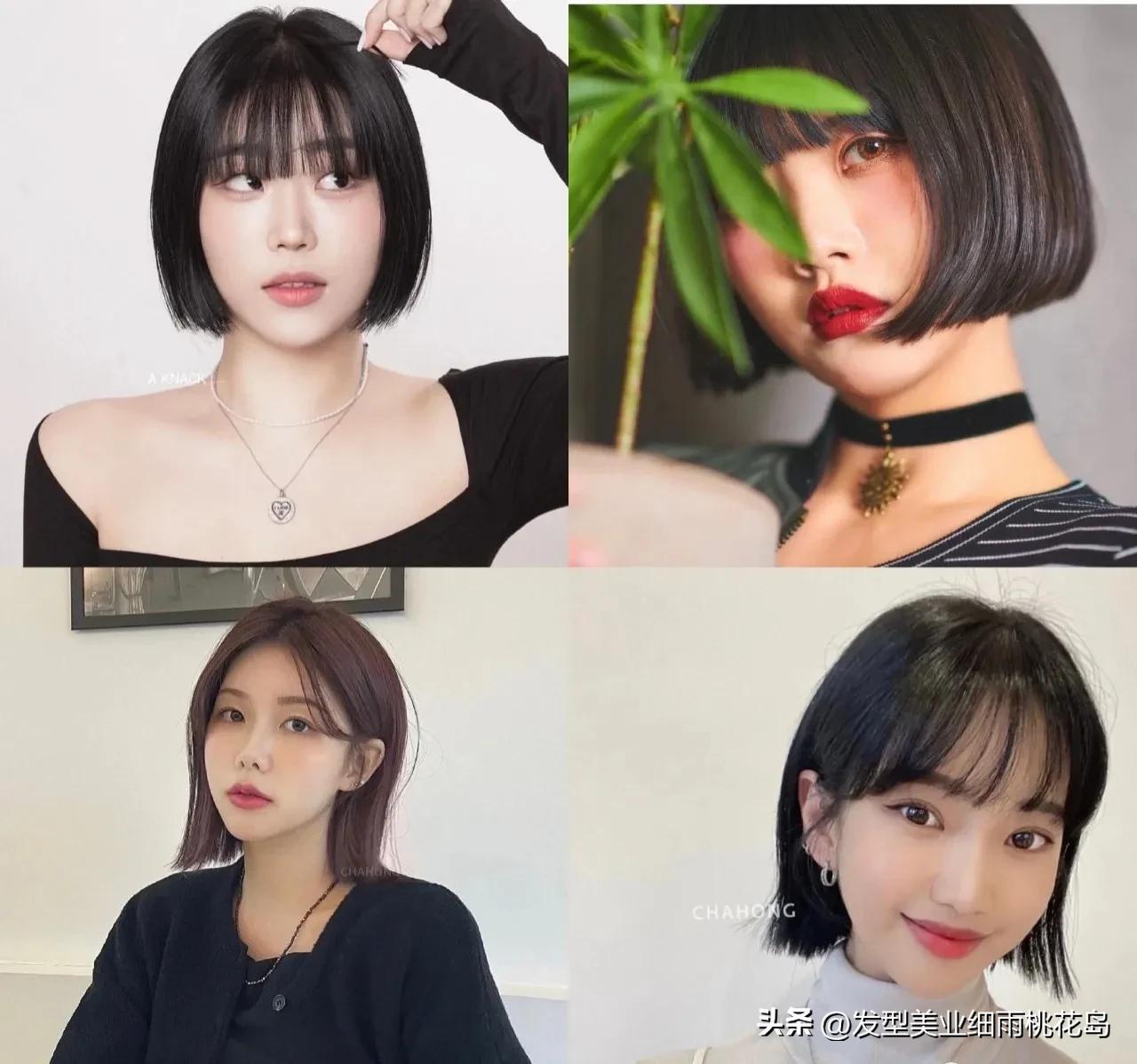 2023女士短发图片,短发发型女2023新款