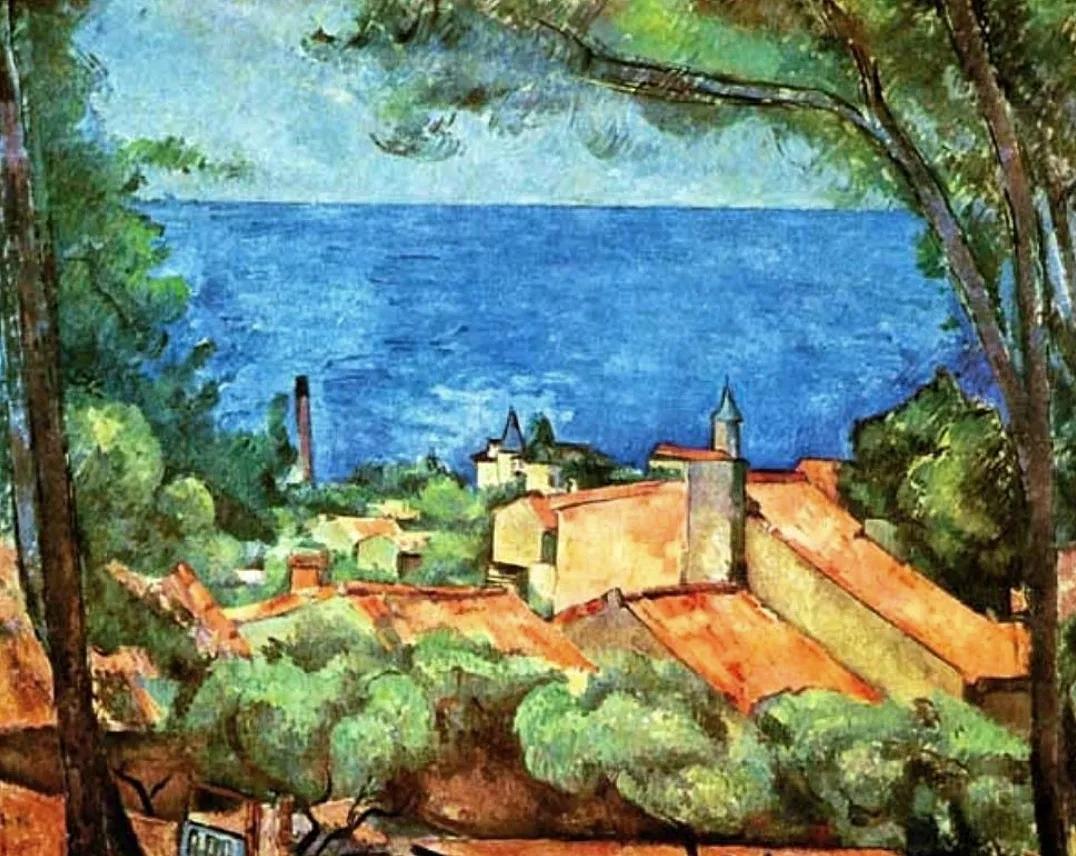 英国画家现代风景画绘画作品,法国印象派大师的风景画