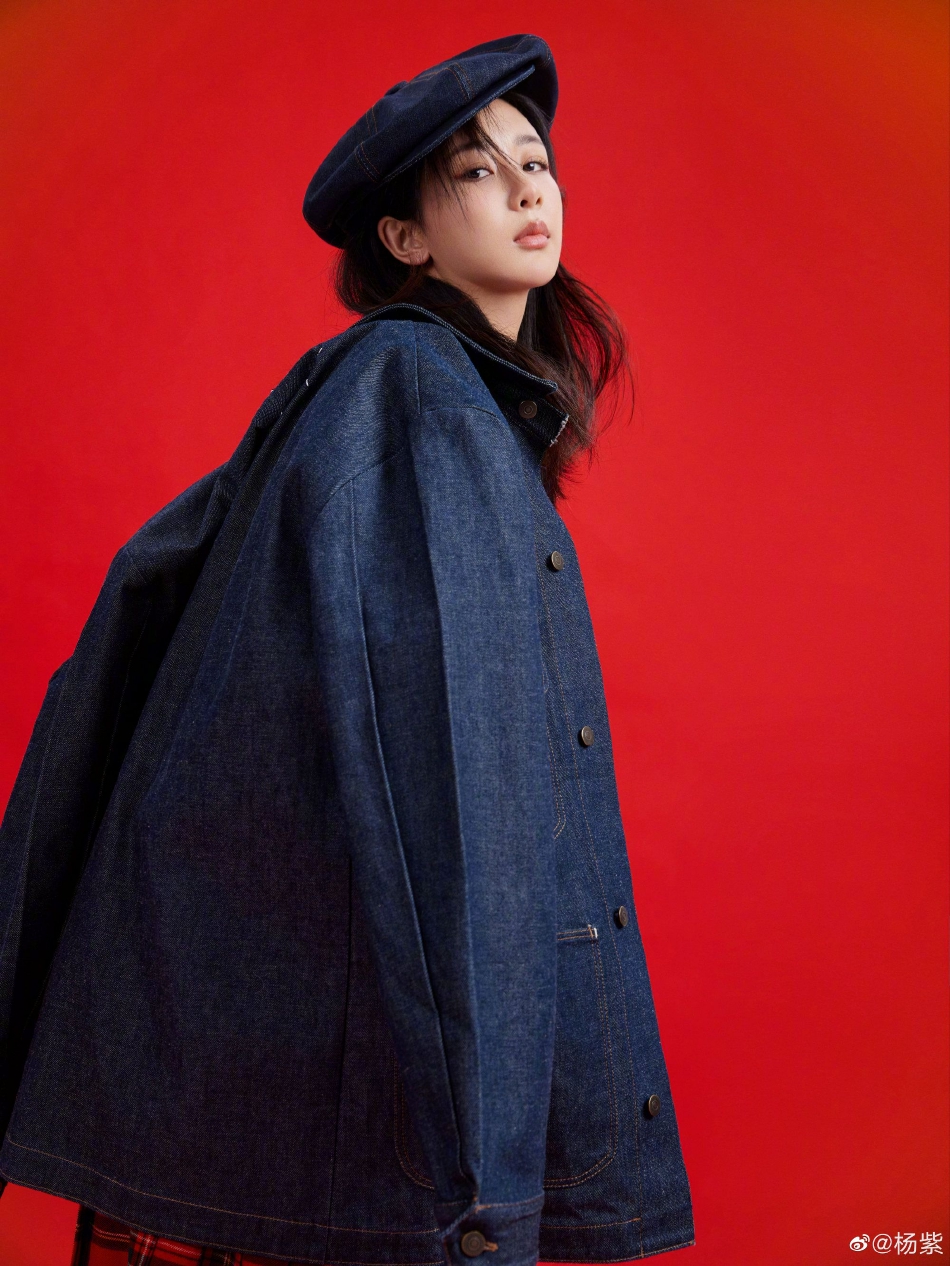 杨紫贝雷帽张艺兴,杨紫同款贝雷帽编发教程