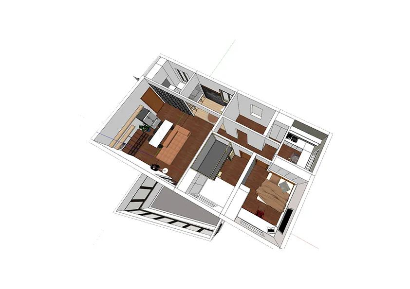 厦门夫妻的天才88㎡：不动墙加间房，比120㎡还好住，给我看服了