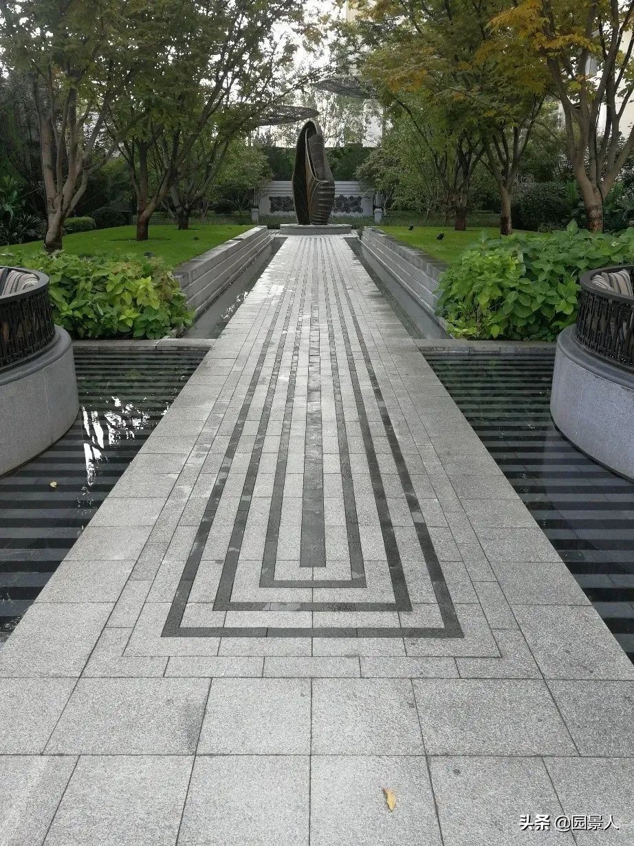 标杆房企园林景观工序,最新热销地产项目景观设计全解密