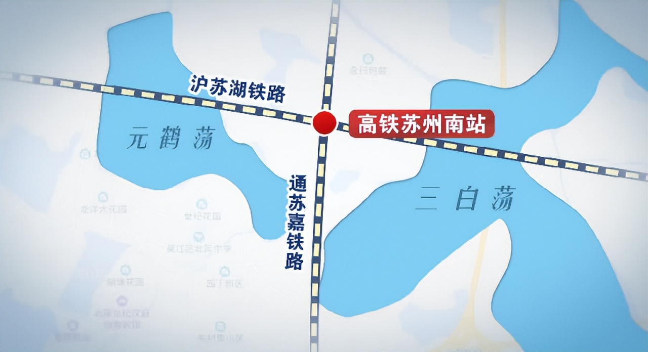 苏州汾湖高铁科创新城,苏州高铁南站具体在汾湖哪个位置