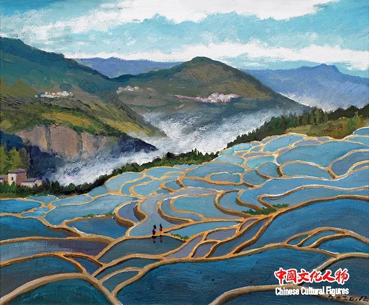 韩玉臣太行山写生油画水平,韩玉臣美术展