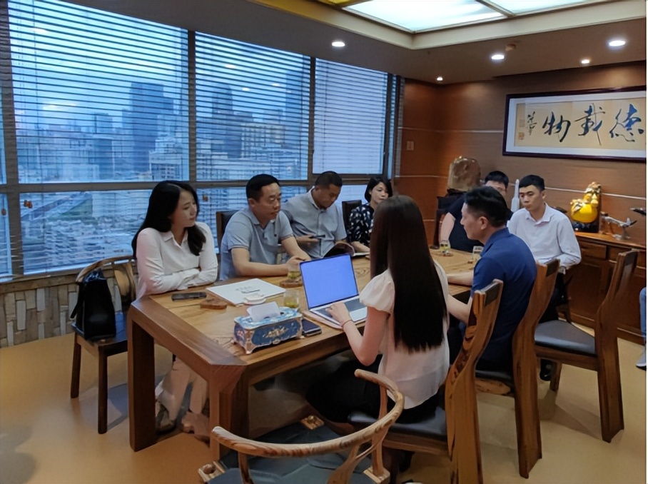寻找商机——广东省湖南长沙商会走访调研安信控股集团