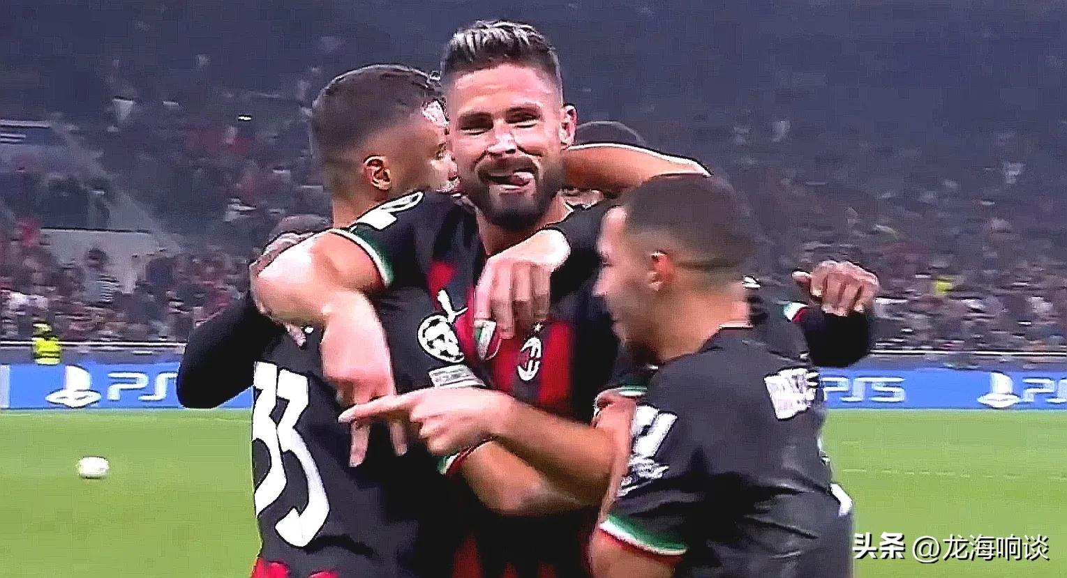 天王盖地虎，还看大吉鲁。吉鲁老树开花，独造五球扛着AC米兰出线