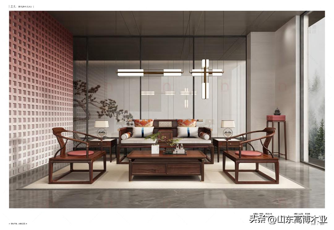 高密高博铭品家具工厂原木风,鹤壁实木办公家具制造厂家