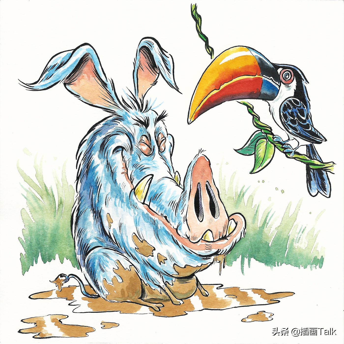 南非插画师,南非插画师作品