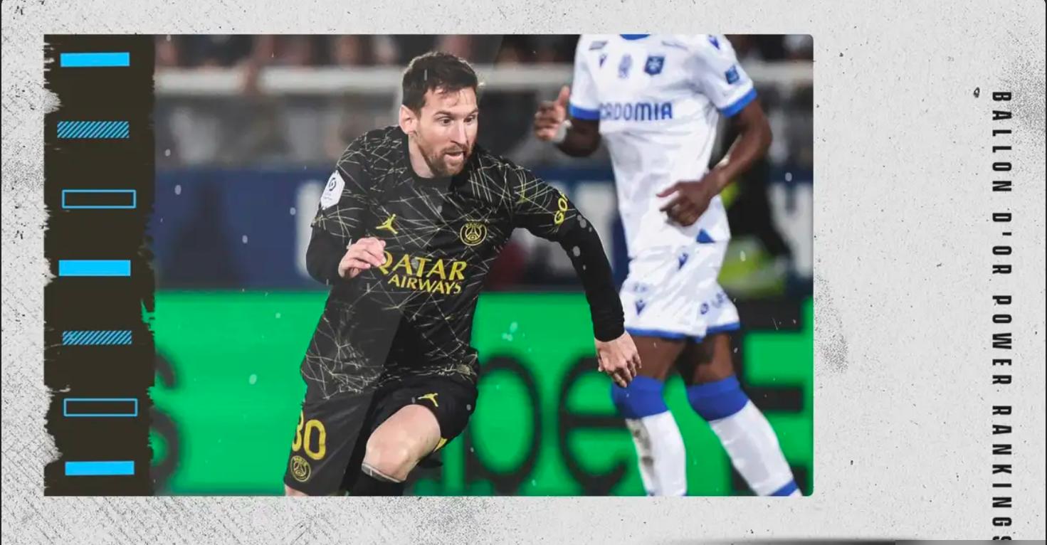 2020年世界足球先生梅西排名,2023足球欧洲杯梅西