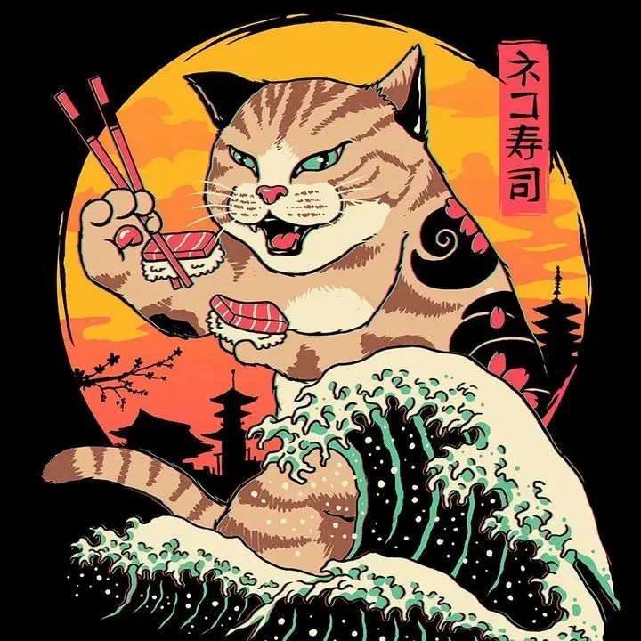 浮世绘动漫插画,菲律宾著名插画师作品