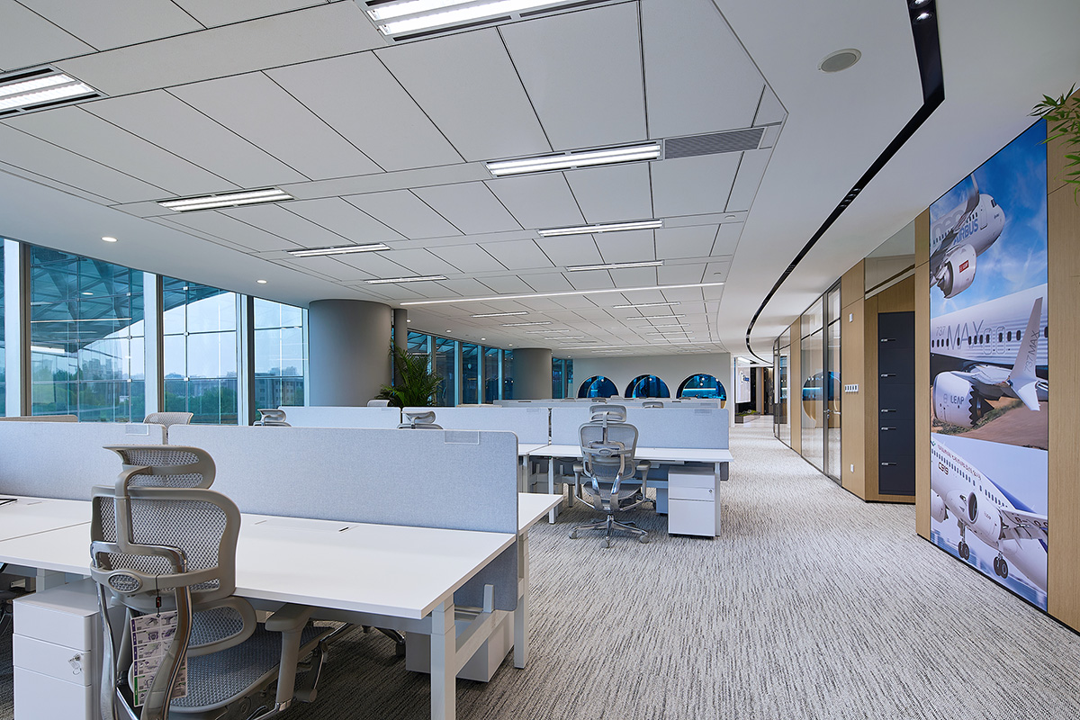 浩瀚无垠，天际探索之旅：GE航空北京办公场所设计