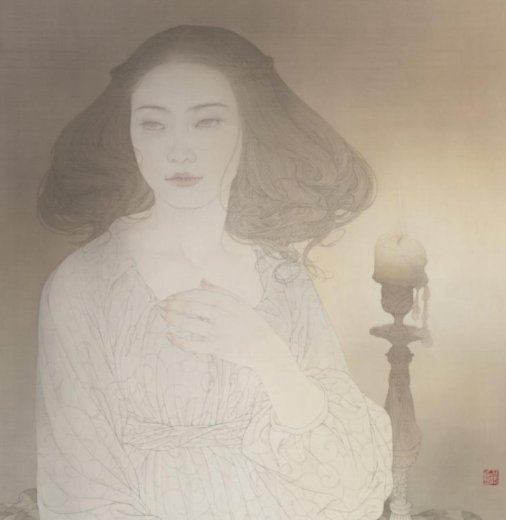父女画家都是博士，画人体，父亲不敢画？女儿却画出了风情万种