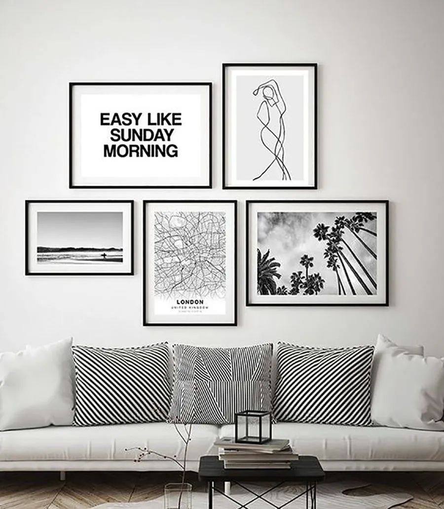 省钱又高级的挂画技巧,挂画搭配技巧及注意事项