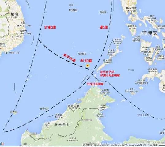毕生礁战略价值,半月礁的战略价值
