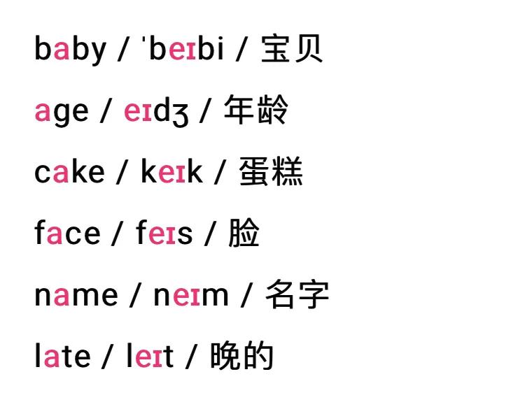 字母a的发音规则规律,字母a发音是否相同技巧