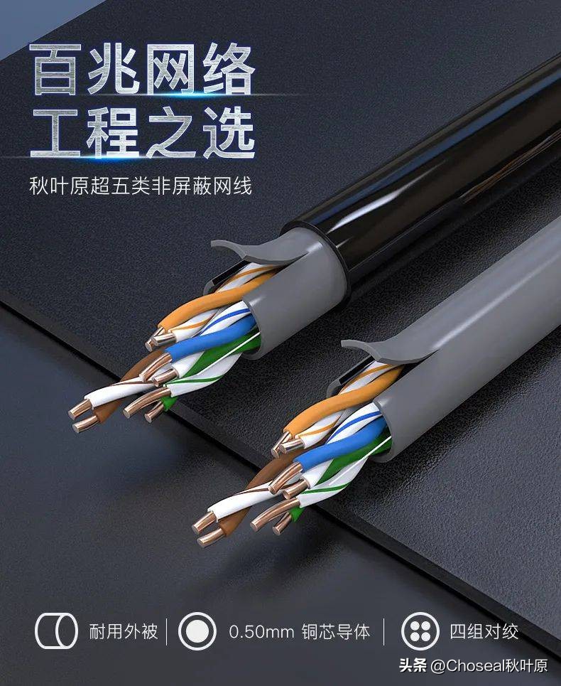 网线外面包了很多铜丝是什么,网线外被颜色不同有什么区别