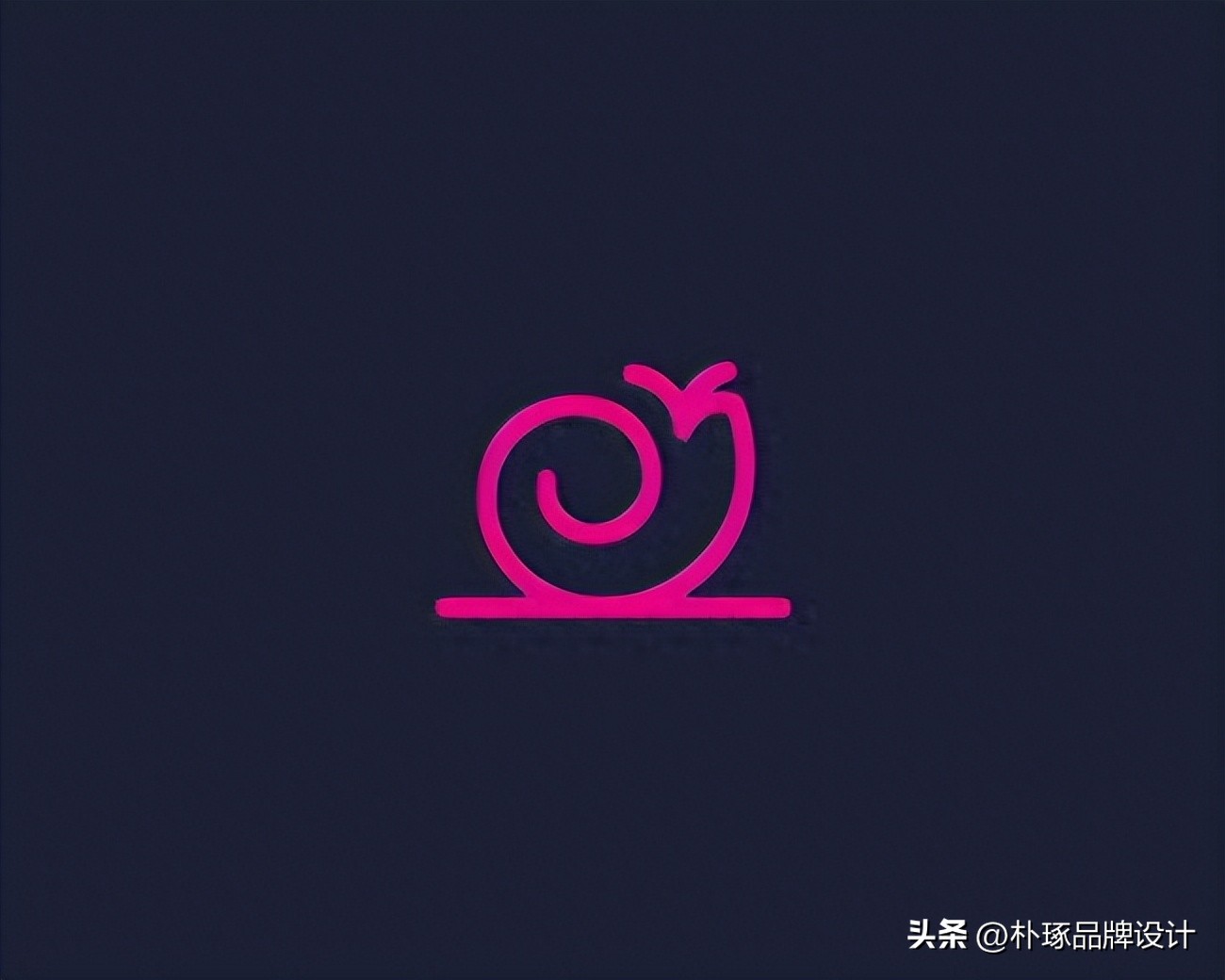 蜗牛创意形象,蜗牛个性创意logo设计