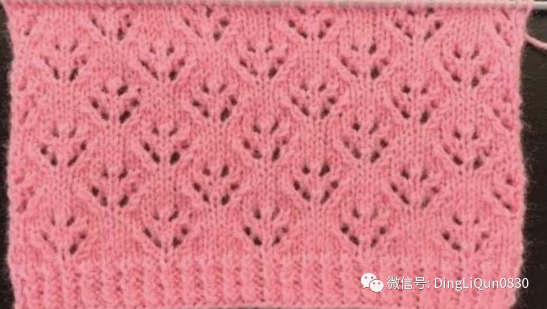 500个毛衣花样完整大平针版,毛衣华夫针花型图案大全