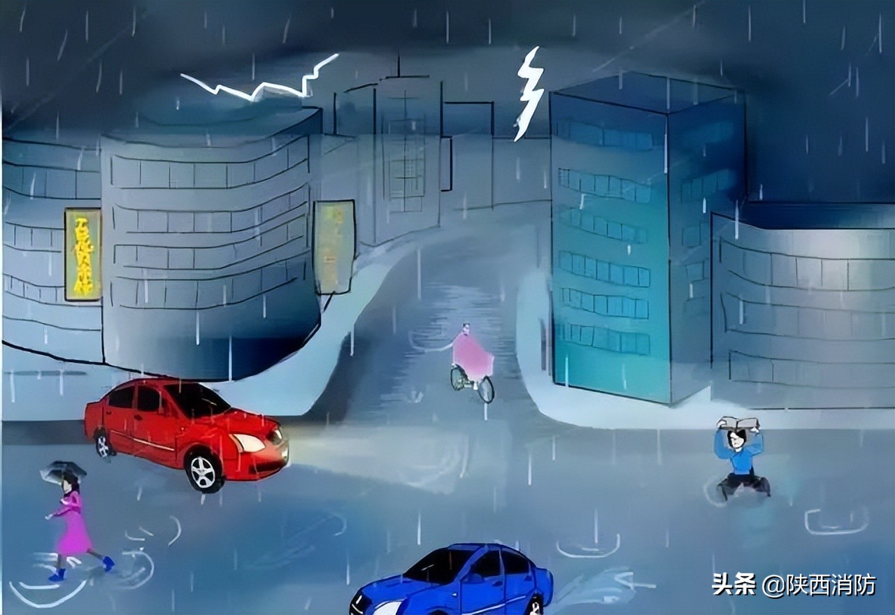 夏季防暴雨防雷电相关常识,雷雨天气消防安全知识