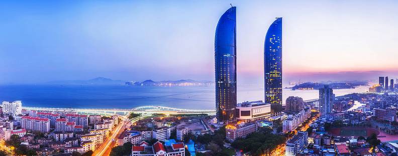 厦门世茂海峡双子塔海景公寓出租,厦门世茂海峡大厦是双子塔吗