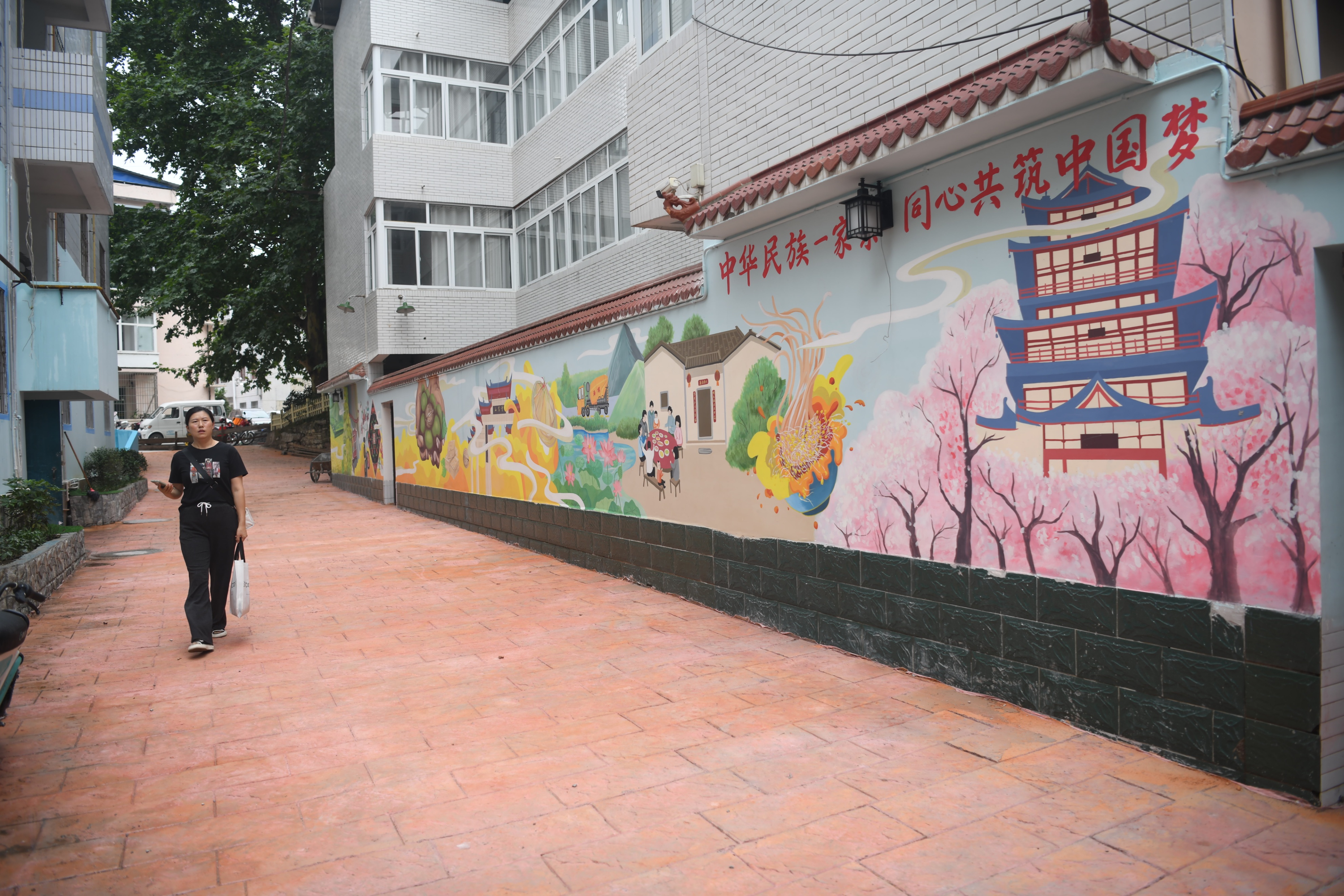 四川广元朝天这条街巷整治出了“民族风”