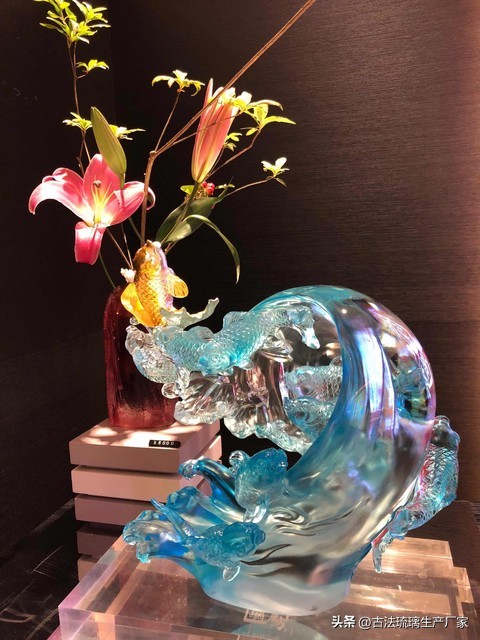 琉璃摆件琉璃工艺品,水晶琉璃工艺品欣赏