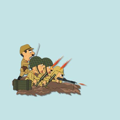 抗日战争日军掷弹筒多少mm,日军掷弹筒步兵炮