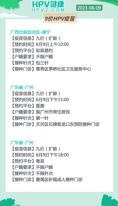 九价hpv疫苗将开放预约贵州,九价HPV疫苗3月8日摇号