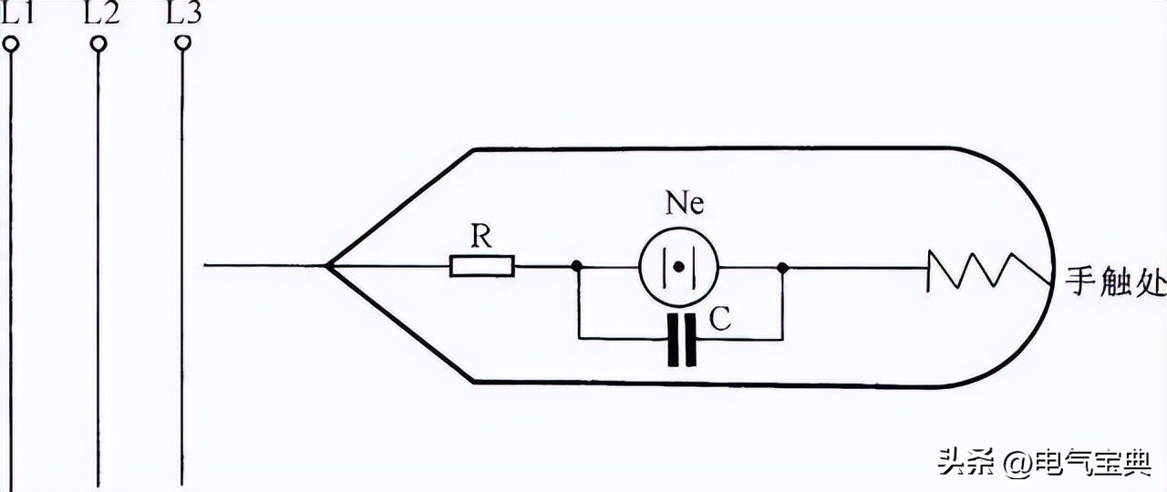 电气二次接线图及原理,高压带电显示器电气原理接线图