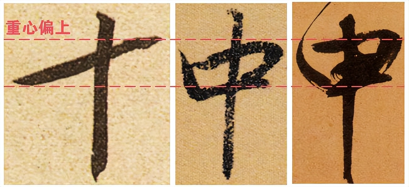 提高书法字结构的准确性,书法左中右结构字的重心