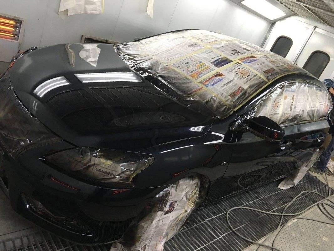 车辆剐蹭需要钣金喷漆的价格,15w车补漆白色多少钱