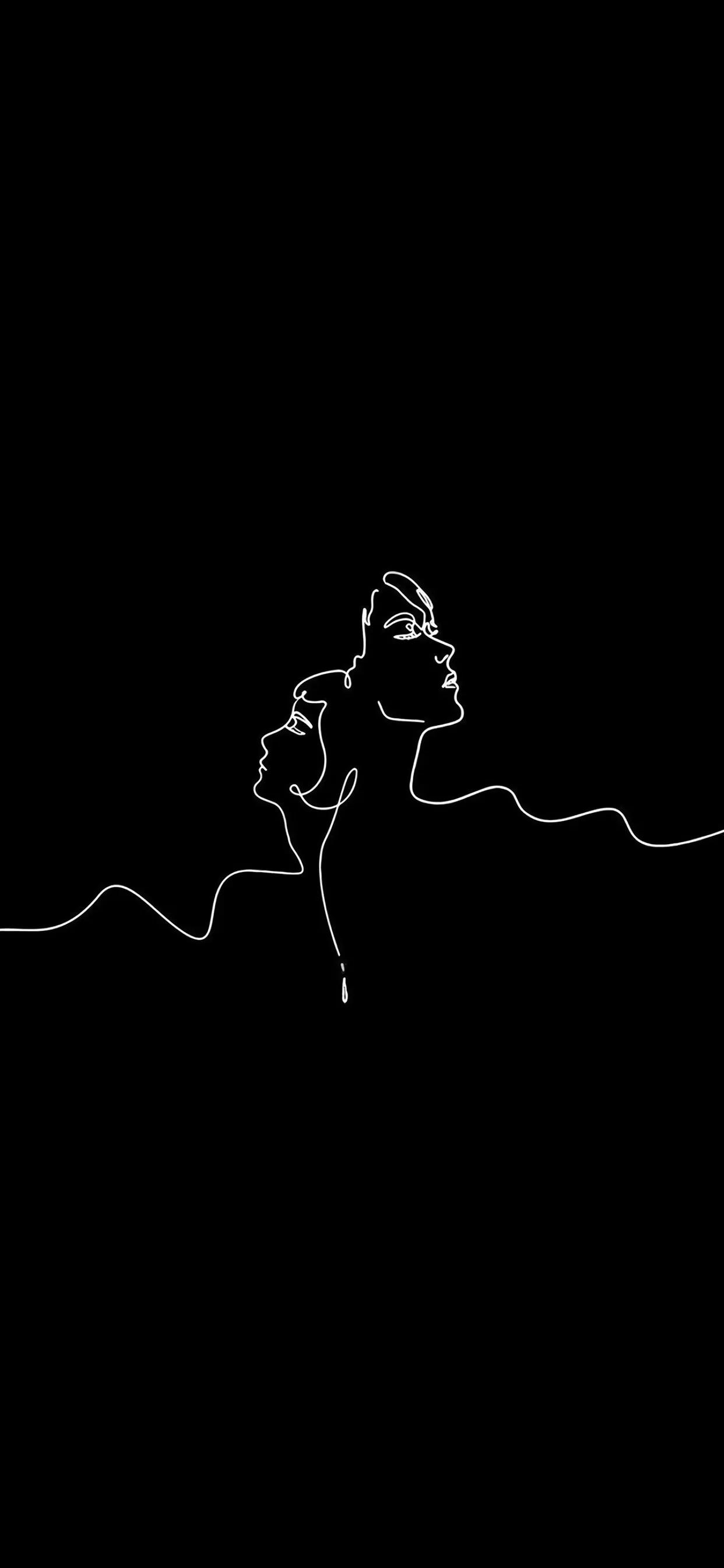 黑色系极简壁纸,黑色系壁纸素材