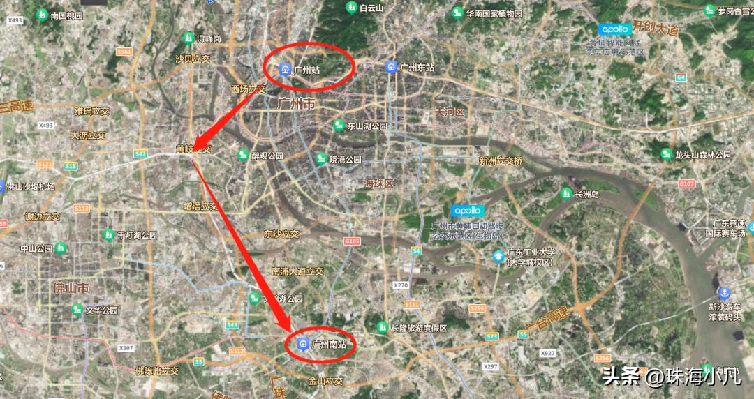 广珠城轨珠海站是在哪里,广珠城轨珠海站珠海北站
