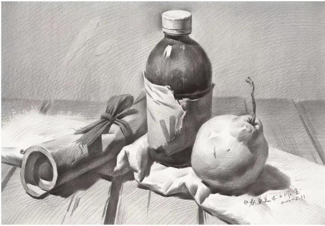 素描暗部画糊了,素描静物暗部该重到什么程度