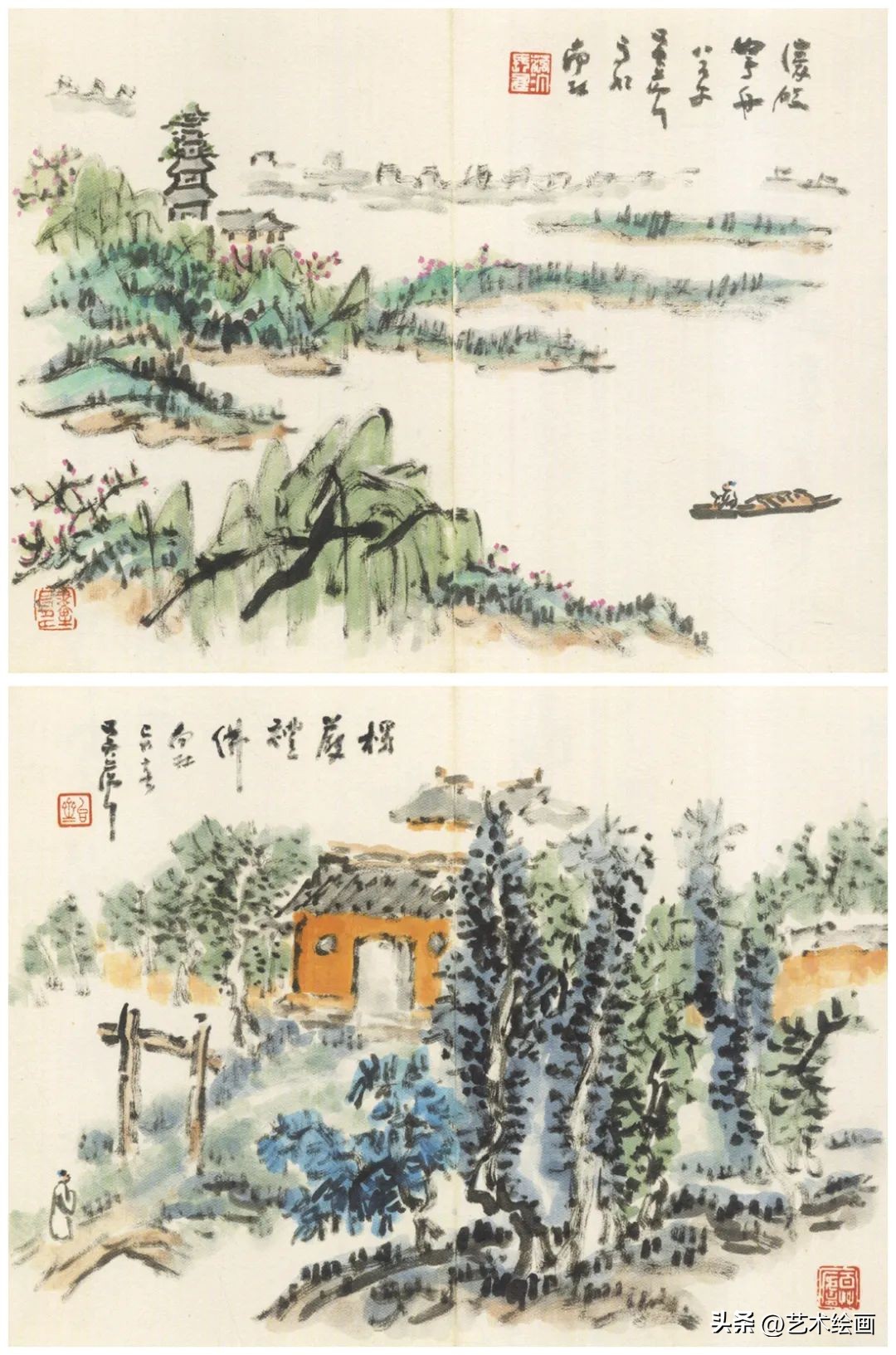 吴冠中水墨画简介,吴藕汀画多少钱一平尺