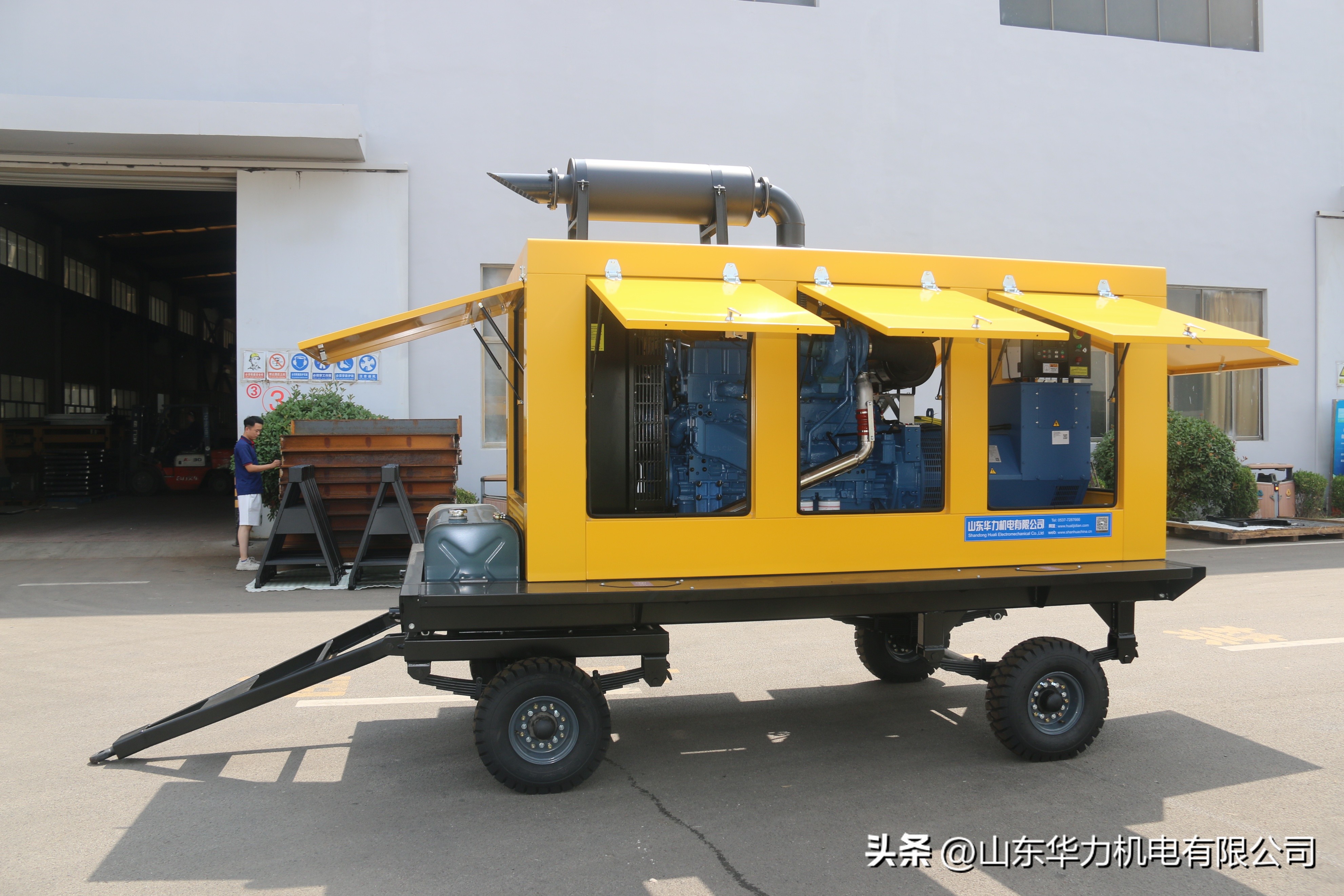 200kw静音柴油发电机组,200千瓦拖车式发电机价格