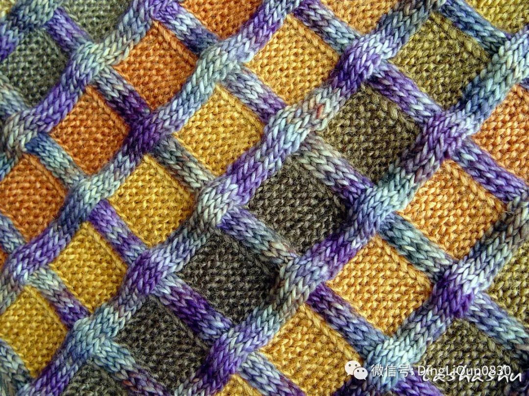 分享一款简单漂亮的针织花样,针织作品展示大全