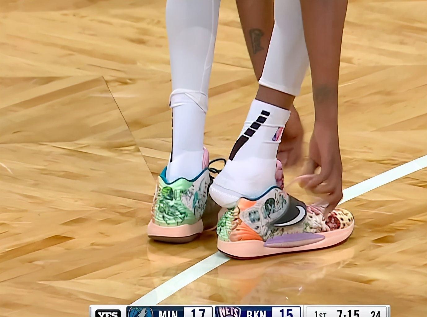 nba名场面总是掉鞋的杜兰特,杜兰特是不是扁平足