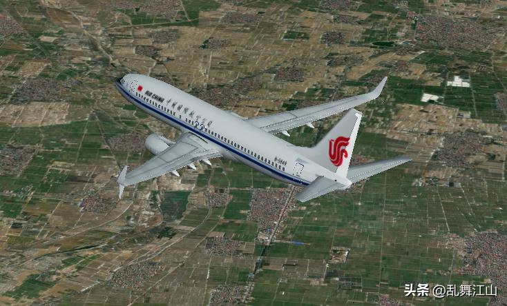 11月7日16点17分，一架从重庆飞往北京的飞机抵达河南新乡上空