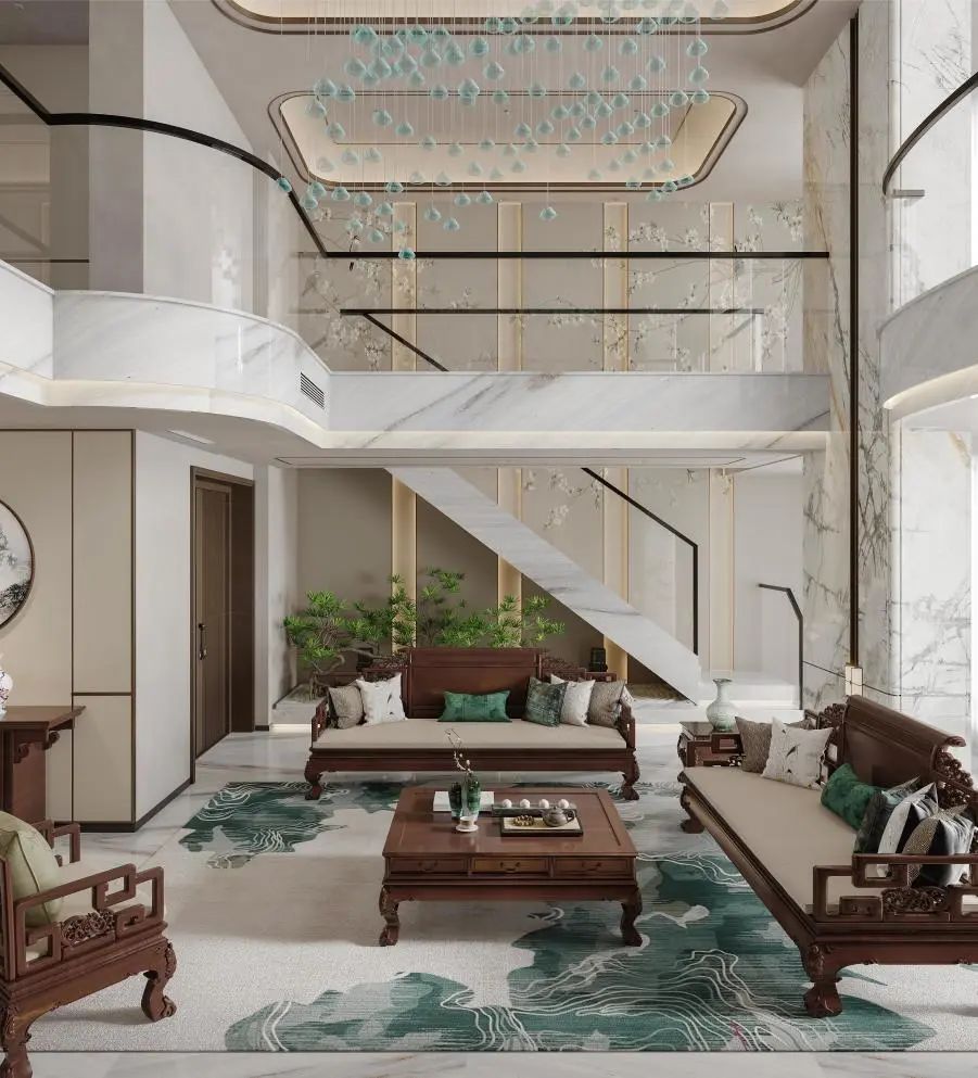 别墅挑空客厅怎么介绍,挑空客厅豪宅