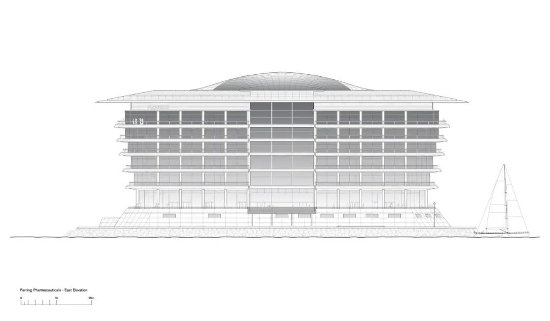 企业大厦设计图,企业总部办公楼装修设计