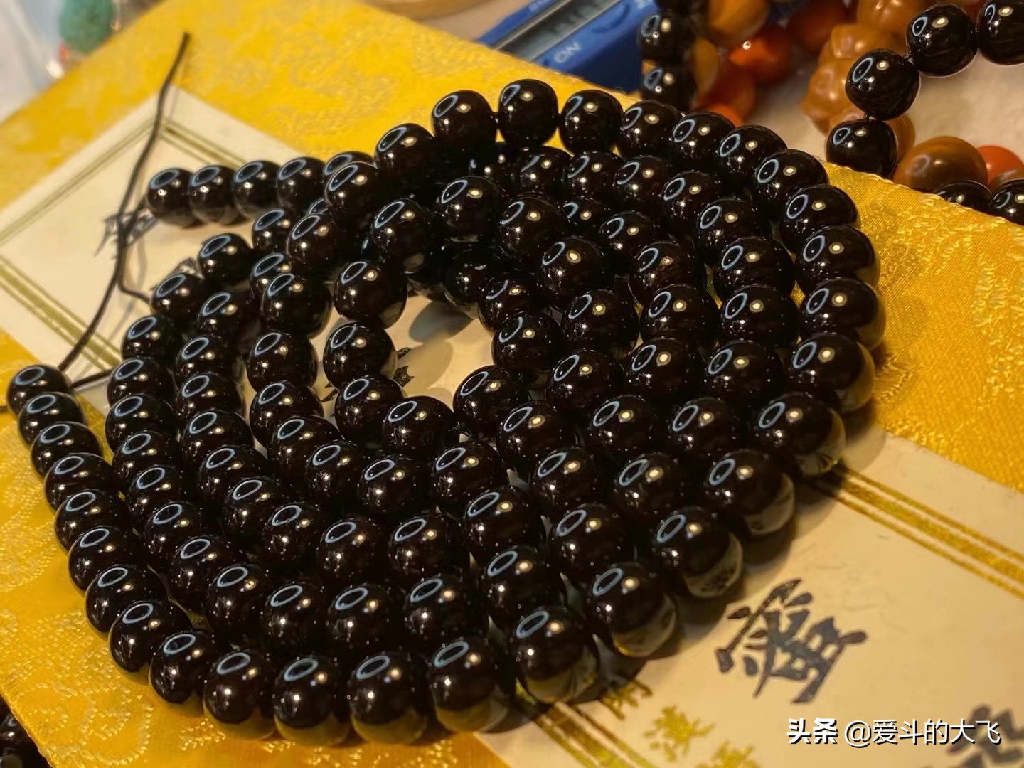 文玩手串椰蒂单圈配饰,文玩椰壳手串